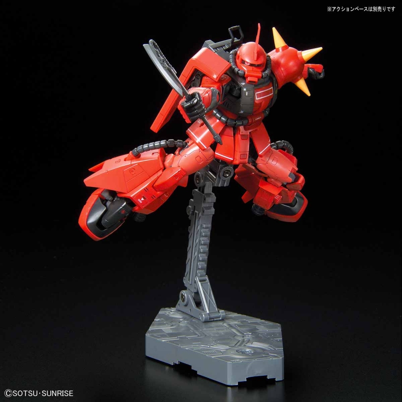 RG 1/144 Johnny Ridden's MS-06R-2 Zaku II High Mobility Type - front pose 2