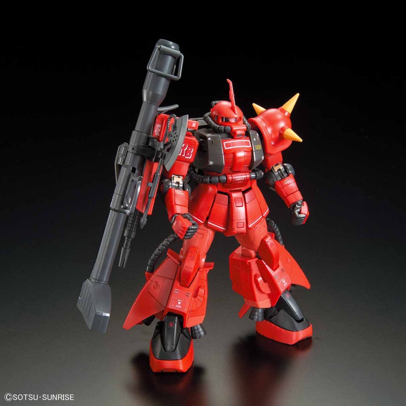 RG 1/144 Johnny Ridden's MS-06R-2 Zaku II High Mobility Type - front view 1