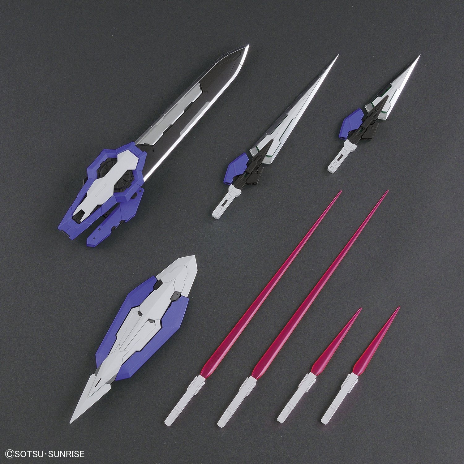 Bandai 1/60 PG exia picture 11 - list of sword & accessories [00 10 anniversary]