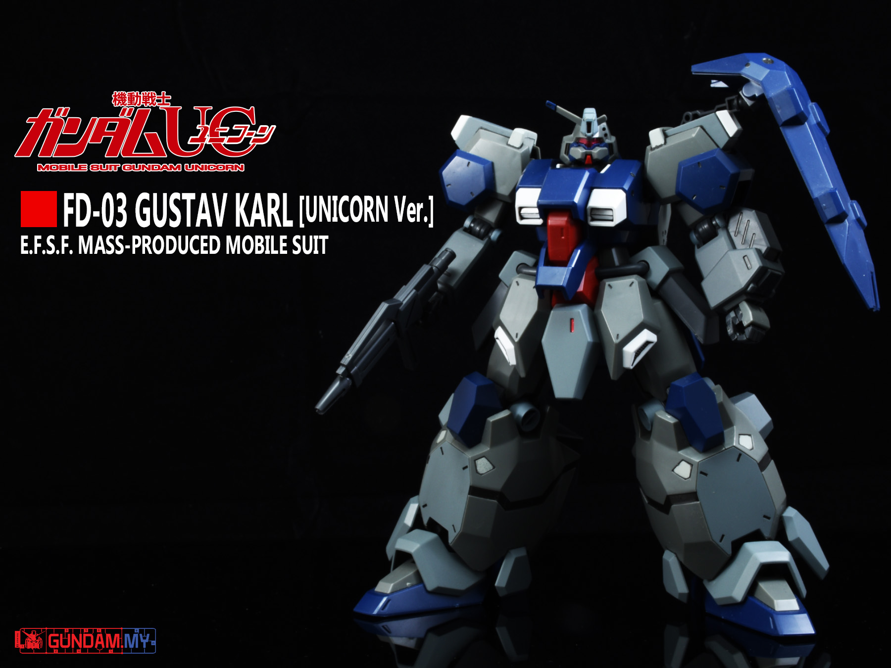 Photo Gallery Hguc 1 144 Fd 03 Gustav Karl Unicorn Ver Gundam My Blog
