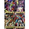 WING GUNDAM 4 IN 1 Set - Wing Gundam Zero, Heavy Arm, Deatjscythe, Epyon