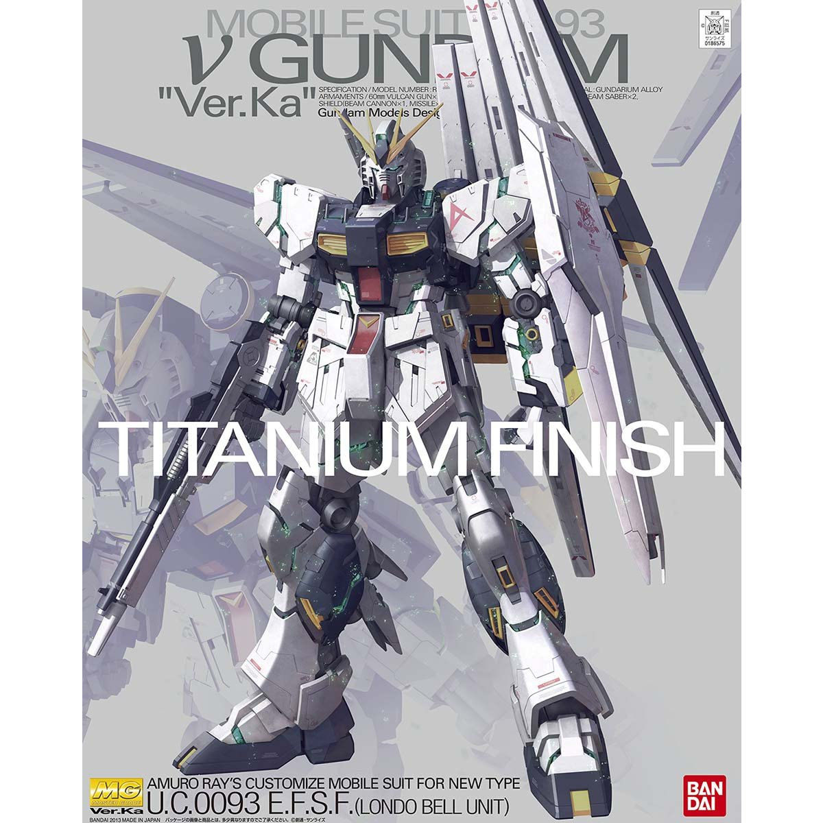 RX-93 Nu Gundam Ver.Ka Titanium Finish (MG) [PREORDER]