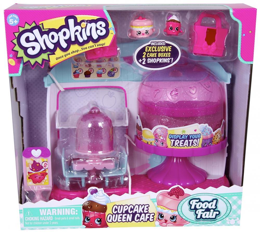 [Moose] Shopkins Food Fair Cupcake Queen CafÃ© Playset