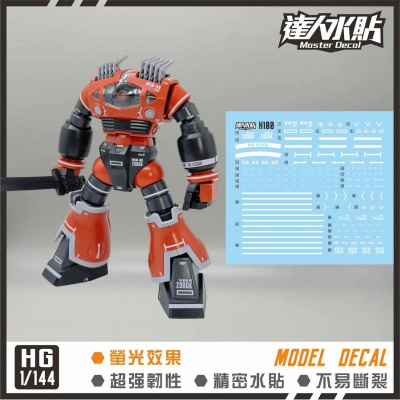 [Da Lin] Water Decal for HG 1/144 Zogok (Unicorn Ver.)