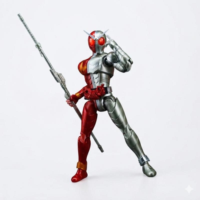 Ace Studio FRS Pre-Painted Masked Rider Double Heat Metal