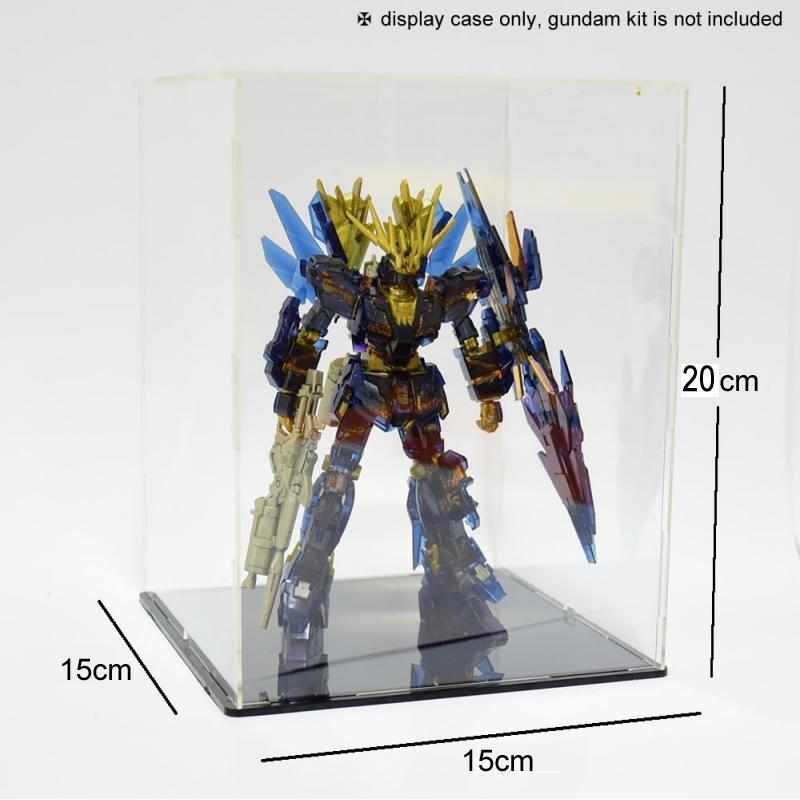 RG/HG Gundam Acrylic Display Case 15cm (L) x 15cm (W) x 20cm (H)