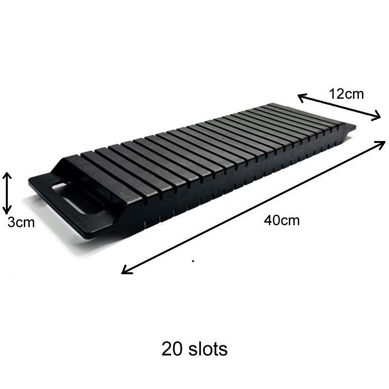 Plastic Flat-Shape Runners Holder (20 slot)