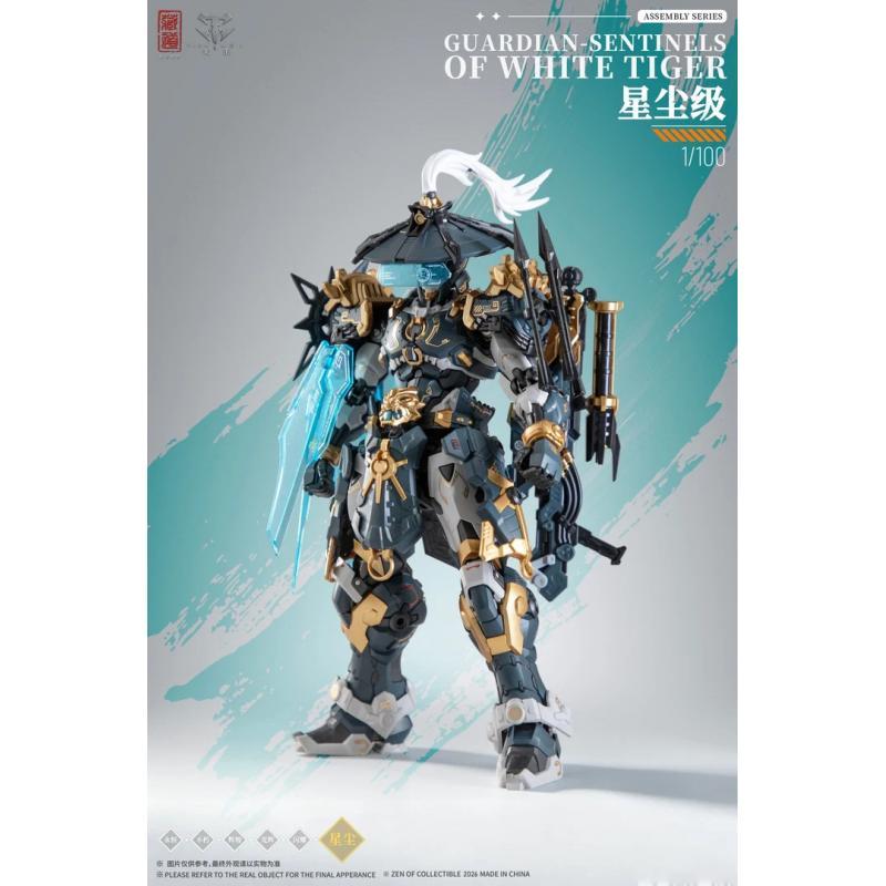 CangDao Model Guardian - Sentinels of White Tiger with Alloy Skeleton Asse Model Kit (Deluxe Ver.)