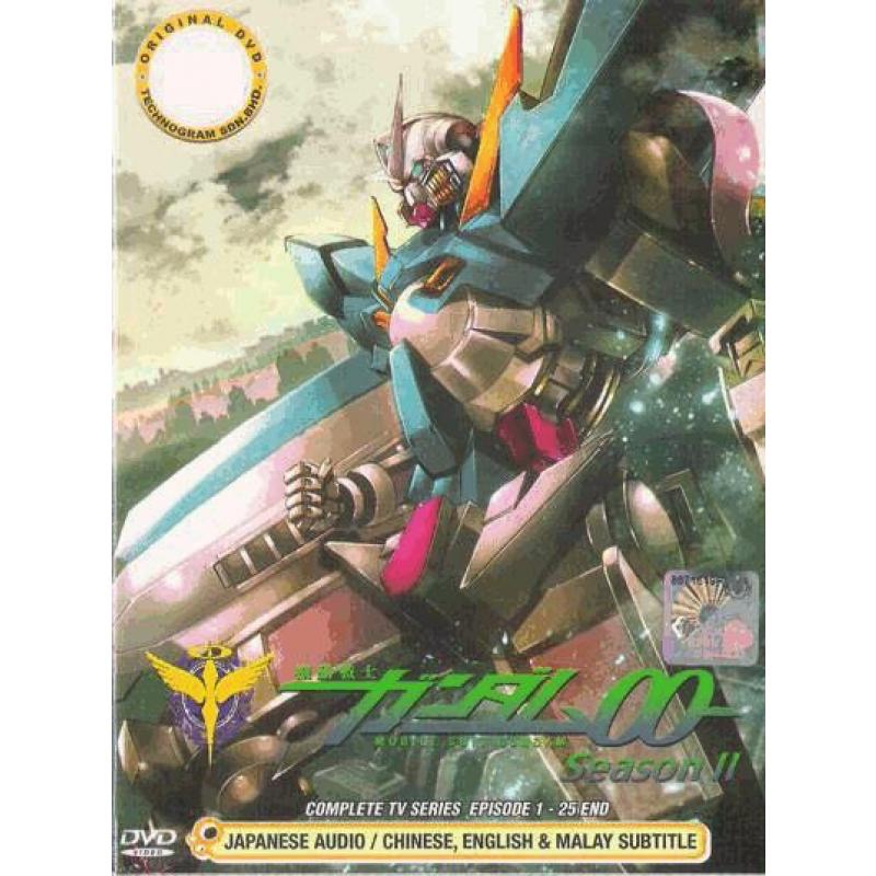 Mobile Suit Gundam 00 Season 2 Complete Tv Series (2 DVD)