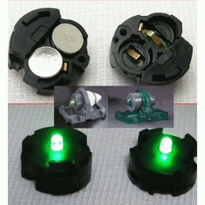 MG 1/100 EXIA / 00 QAN[T] / Green LED light (1 pair) - China Version
