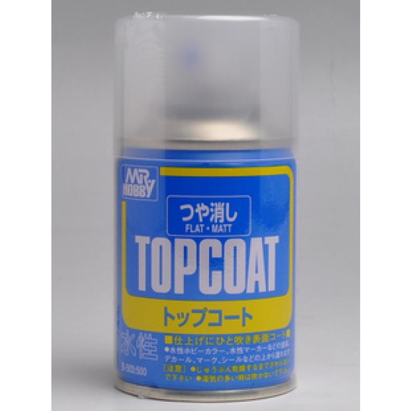 [B503] Mr Hobby Top Coat Flat 86ml Spray
