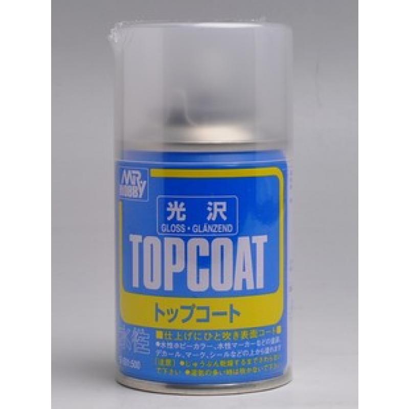 [B501] Mr Hobby Top Coat Gloss 86ml Spray