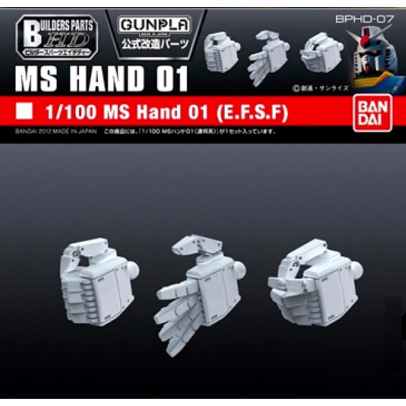 [Builder Parts] 1/100 MS Hand 01 (E.F.F.F) (Earth Federation Space Force)