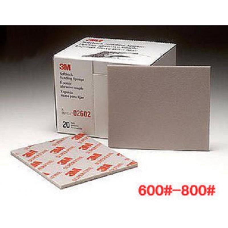 3M Sanding Sponge Paper Coarse SUPERFINE (RED) 600 - 800
