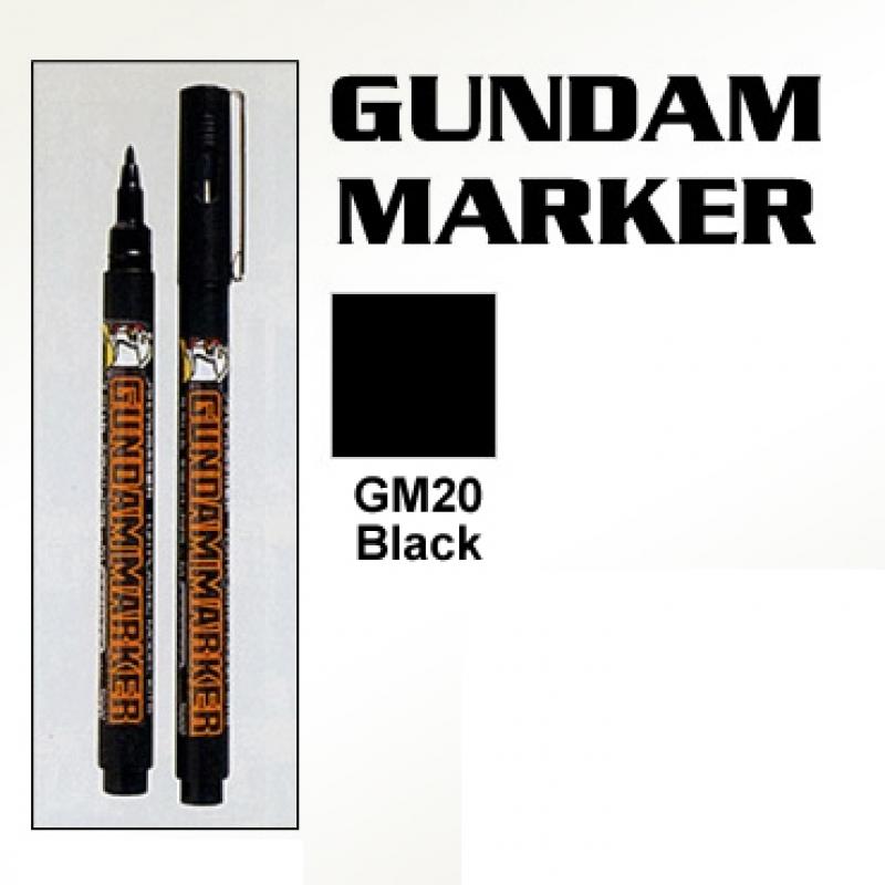 Gundam Marker Pen - Water Based GM20 (Black)