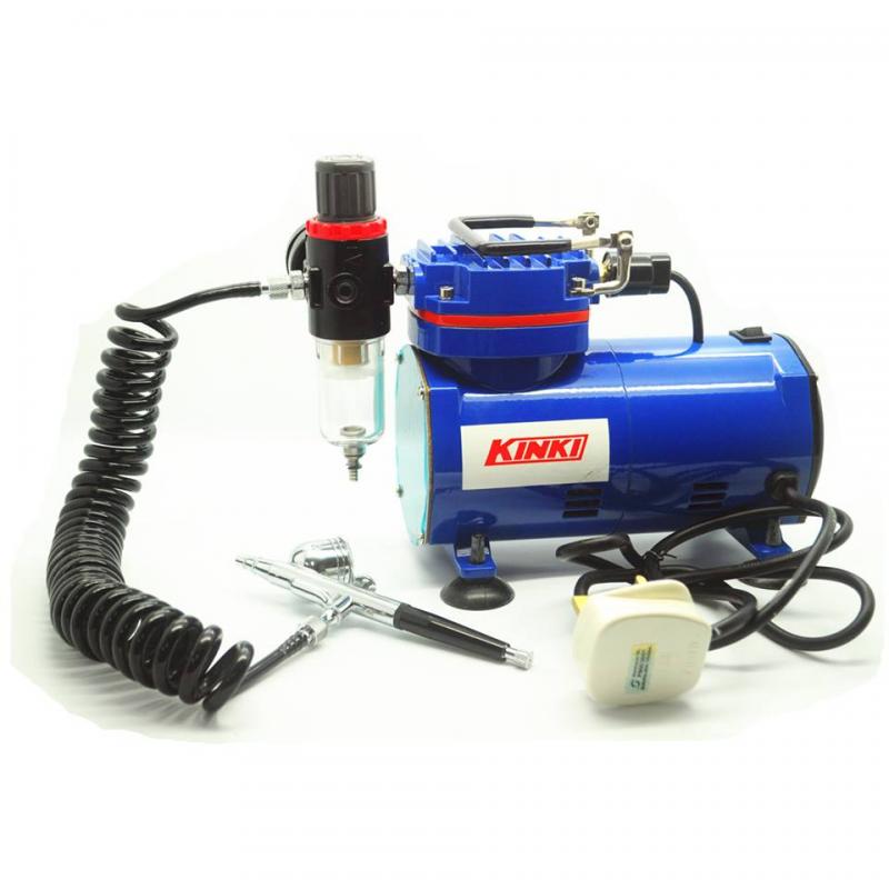 KinKi Mini Air Compressor with Air Brush
