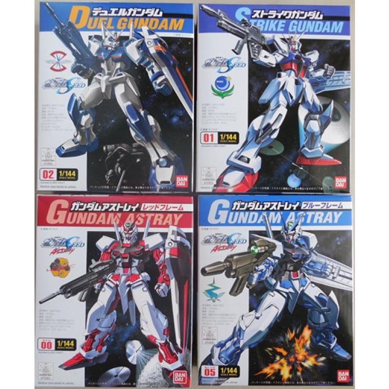 [4 in 1] FG 1/144 Strike, Duel, Astray Red, Astray Blue