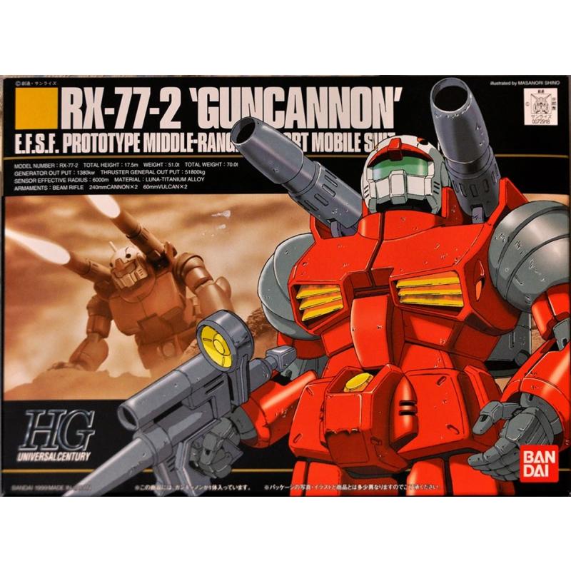[001] HGUC 1/144 RX-77-2 Guncannon