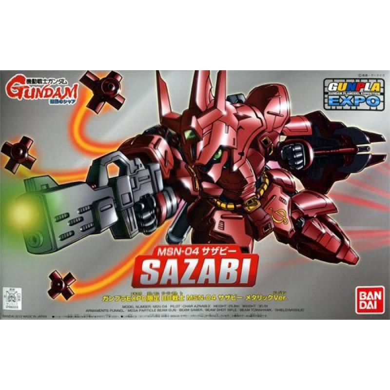 SDBB MSN-04 Sazabi Model Kit Metallic Limited Edition (Gunpla Expo)
