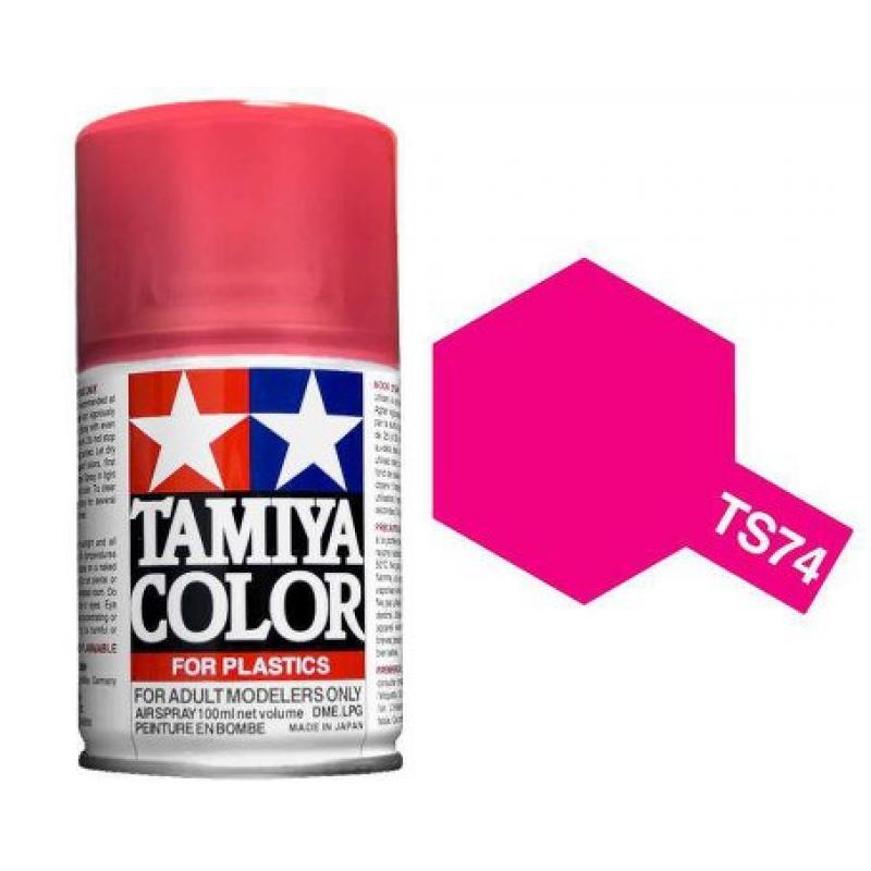 Tamiya Clear Red Paint Spray TS-74