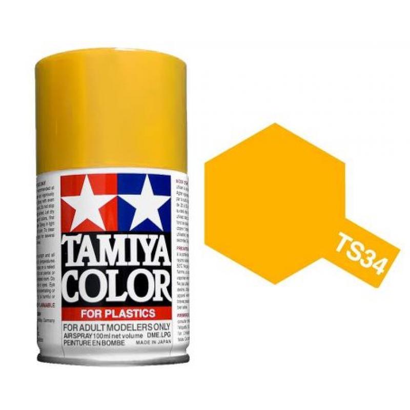 Tamiya Camel Yellow Paint Spray TS-34