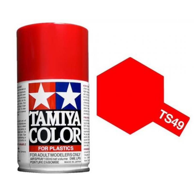 Tamiya Bright Red Paint Spray TS-49