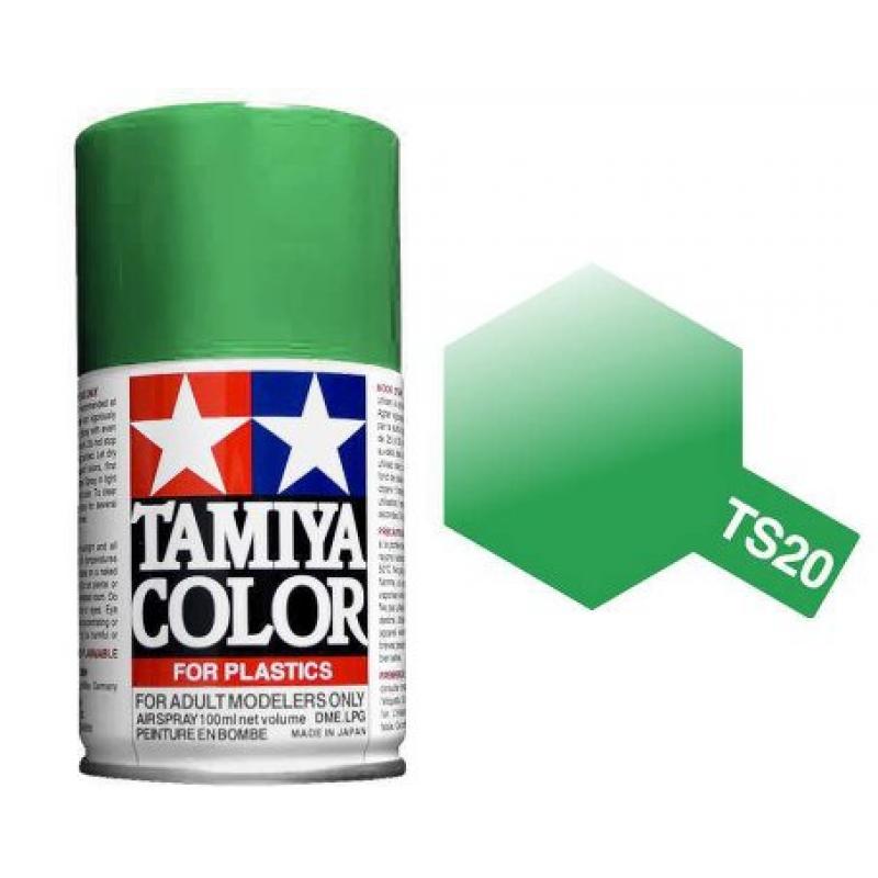 Tamiya Metallic Green Paint Spray TS-20