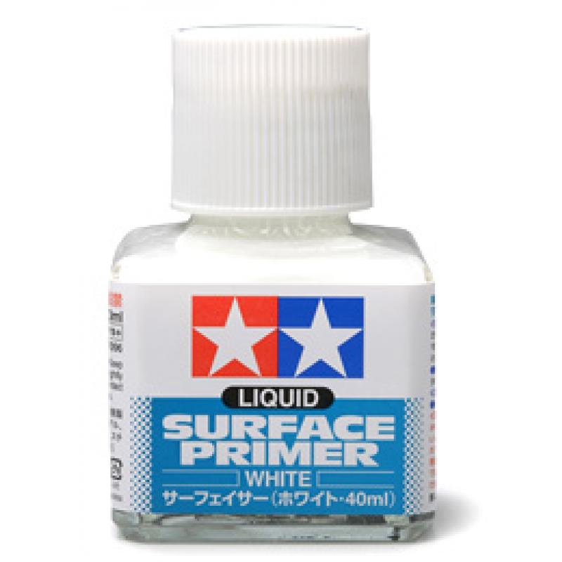 Tamiya Liquid Surface Primer (White/40ml)