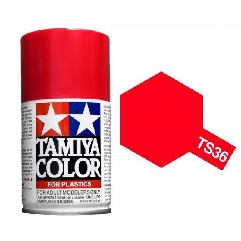 Tamiya Flourescent red Spray TS-36