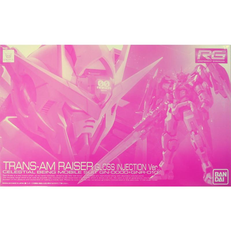 P-Bandai Exclusive: RG 1/144 00 Raiser Trans-Am Mode (Gloss Injection)
