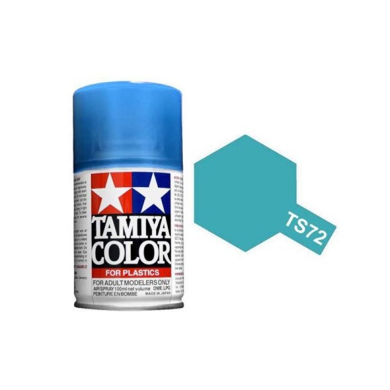 Tamiya Clear Blue Paint Spray TS-72