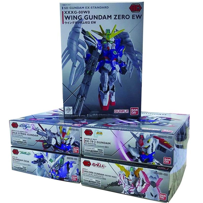 [5 in 1] SD Ex-Standard - RX78-2, Aile Strike, Wing Zero EW, Exia, Unicorn