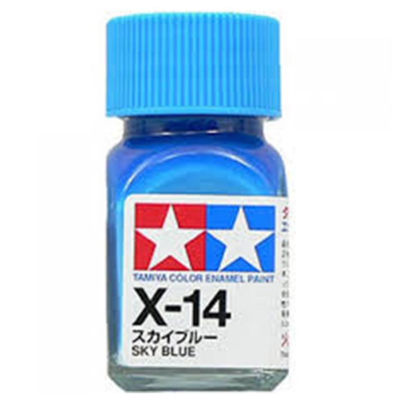 Tamiya Color Enamel Paint X-14 Sky Blue (10ML)