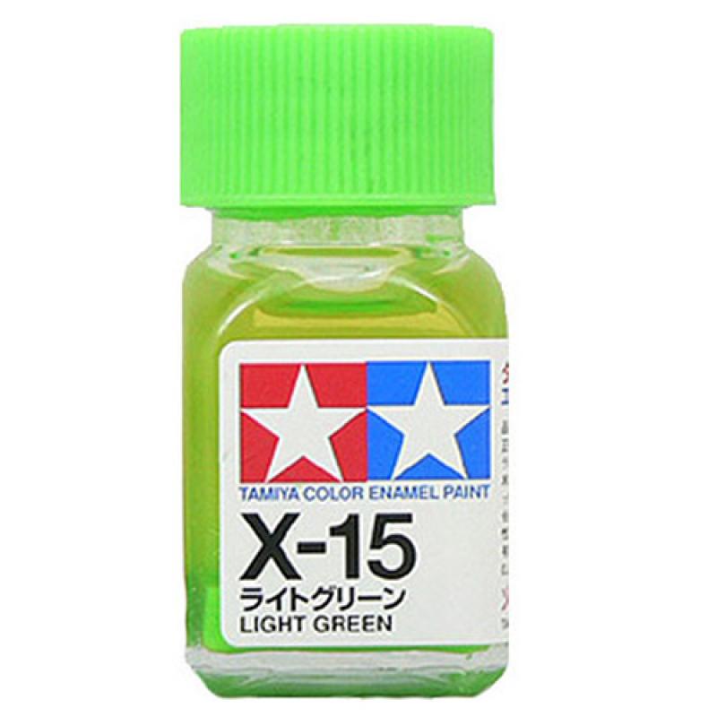 Tamiya Color Enamel Paint X-15 Light Green (10ML)