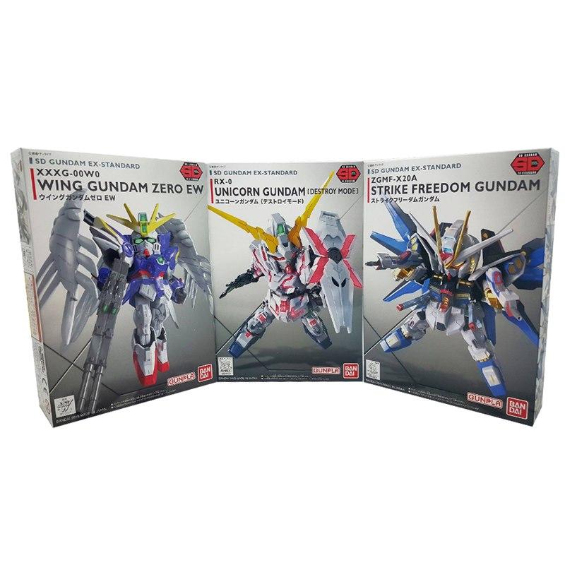 [3 in 1] SD Ex-Standard - Wing Gundam, Unicorn, Strike Freedom