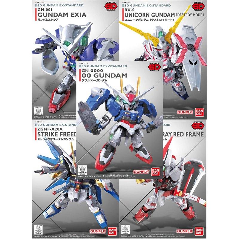 [5 in 1] SD Ex-Standard - Exia,Unicorn,S.Freedom,Red Frame,Gundam 00
