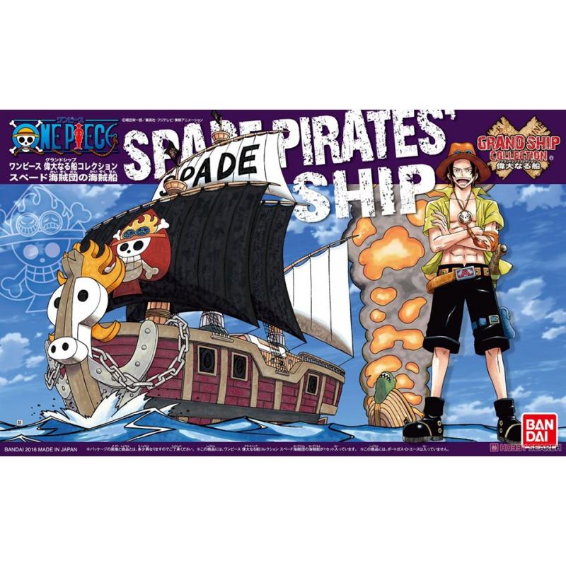 ONE PIECE [12] Spade Pirates Ship (Plastic model)