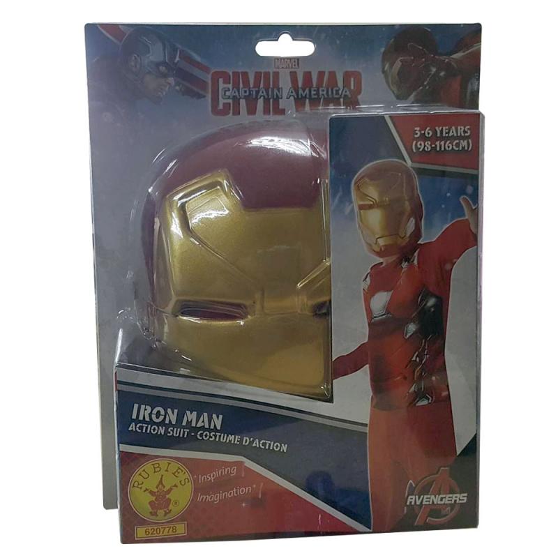 Rubies Kid Costume: Civil War Iron Man Action Suit (3~6 y.o)