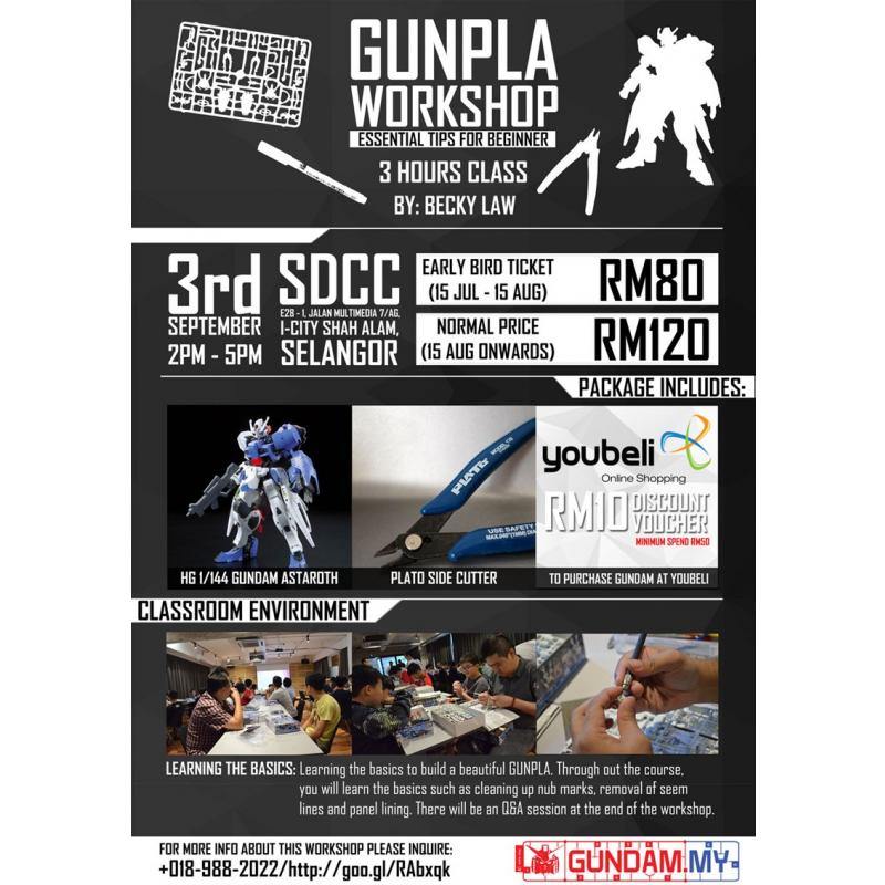 Gunpla Work Shop 002 - Essential Tips For Gunpla Beginners