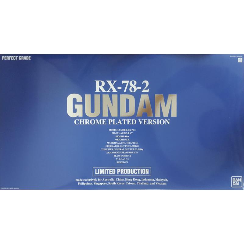 [Limited Production] PG 1/60 RX-78-2 Gundam (Chrome Plated Ver.)