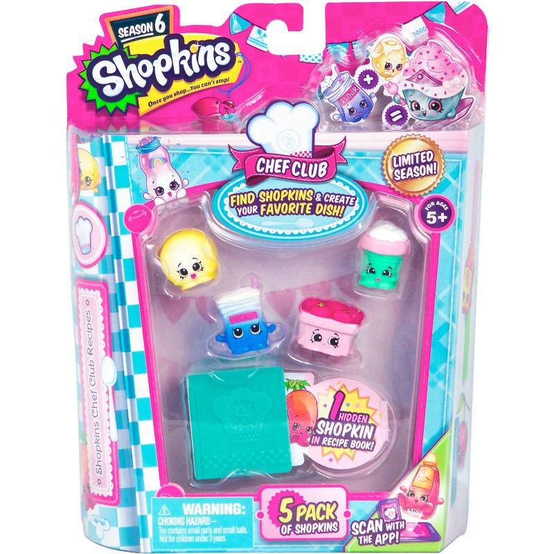 [Moose] Shopkins S6 - 5 Pack (Chef Club)
