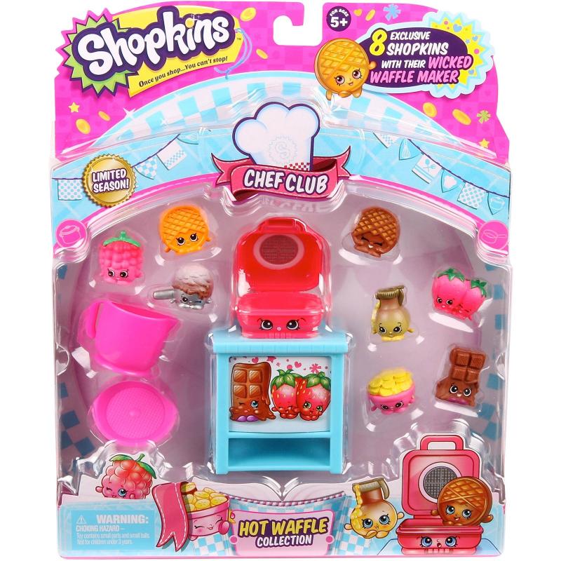 [Moose] Shopkins S6 Chef Club Theme Pack - Wicked Waffle Maker (Hot Waffle)