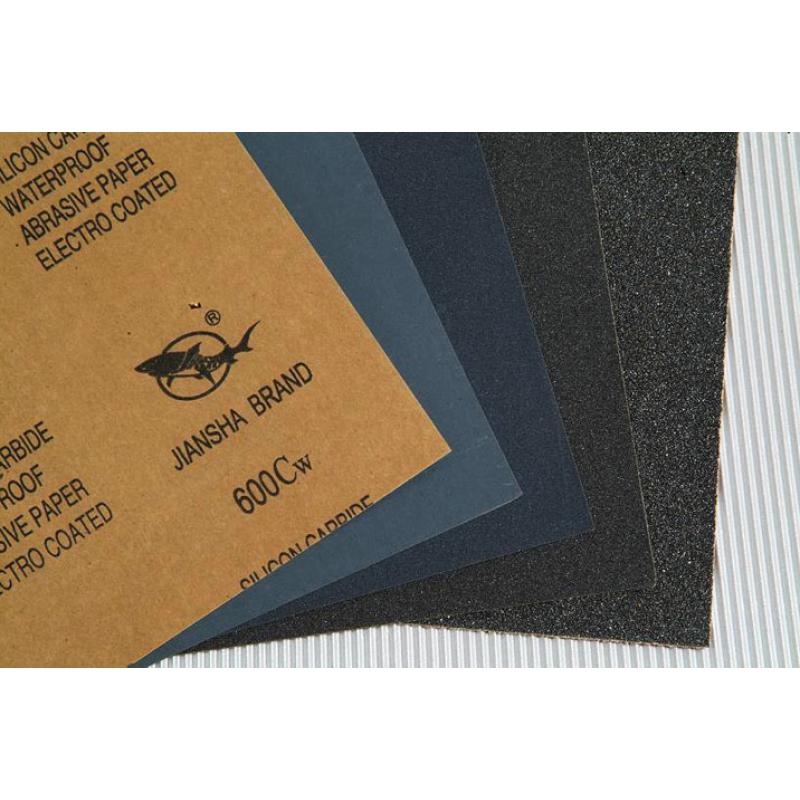 Finishing Abrasive Sanding Paper  Pack- P400, P600, 800, P1000, P1200, P1500  (each 1 piece, total 6 pieces)