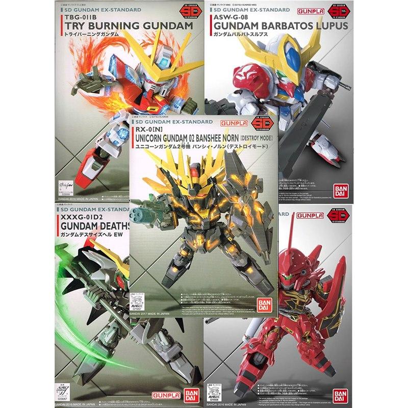 [5 in 1] SD Ex-Standard - Try Burning, Deathscythe, Sinanju, Barbatos Lupus, Banshee Norn