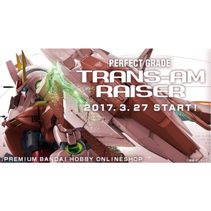 P-Bandai Exclusive: PG 1/60 Gundam 00 Raiser (Trans-am Mode)