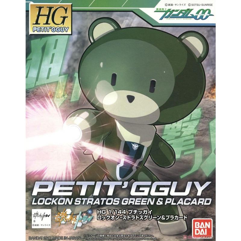 HGPG 1/144 Petitgguy Lockon Stratos Green & Placard