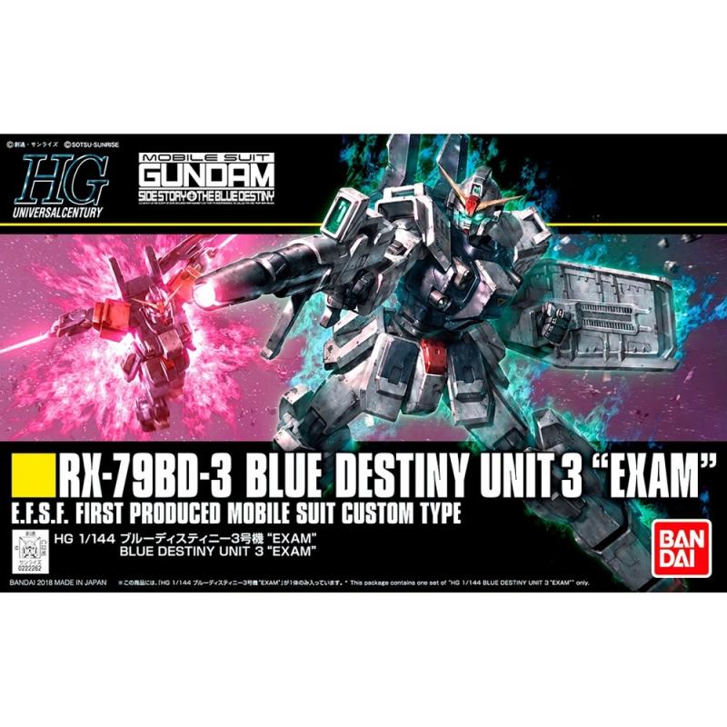 [209] HGUC 1/144 Gundam Blue Destiny Unit 3 'EXAM'