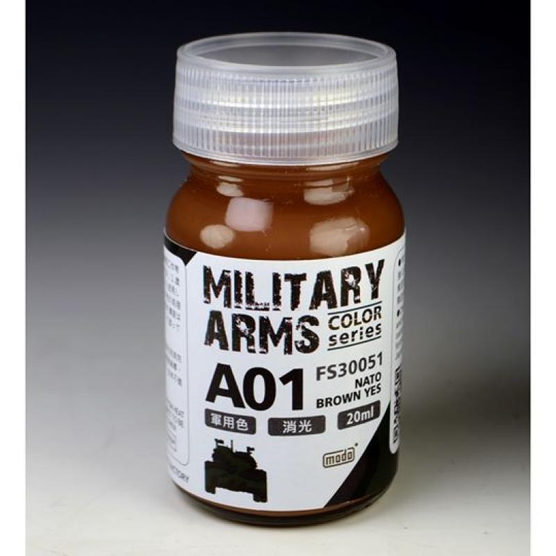[MODO Color] MILITARY ARMS COLOR SERIES A01-FS30051 NATO BROWN YES 20ML