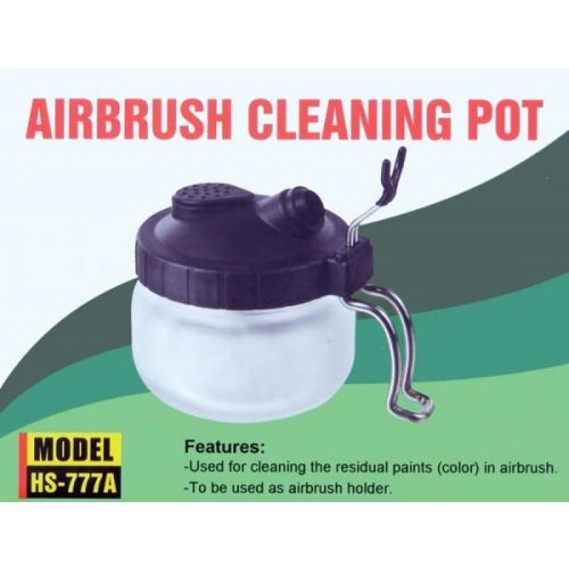 HS-777A Airbrush Cleaning Station Pot