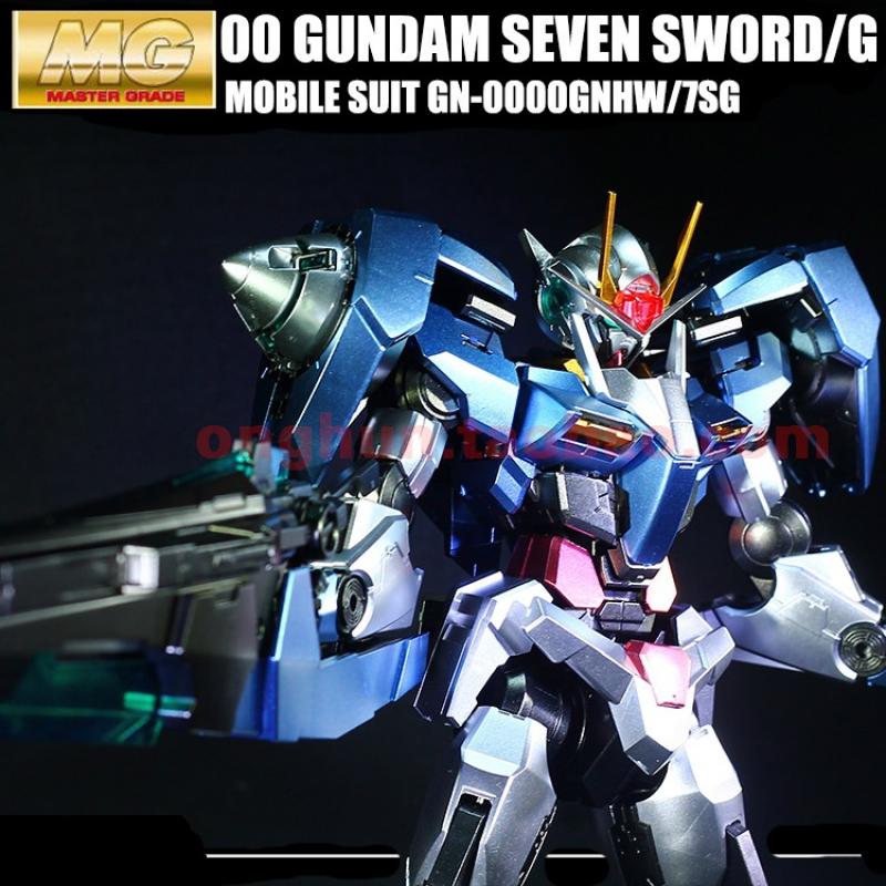 Special Coating : MG 1/100 00 Gundam Seven Sword/G (Third party paint job)